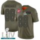 Kansas City Chiefs #88 Tony Gonzalez Camo Super Bowl LIV Bound Men's Stitched NFL Limited 2019 Salute To Service Jersey