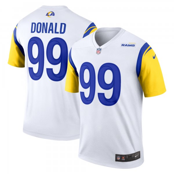 Men's Los Angeles Rams Aaron Donald Nike White Legend Jersey