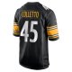 Men's Pittsburgh Steelers Jack Colletto Nike  Black  Game Jersey