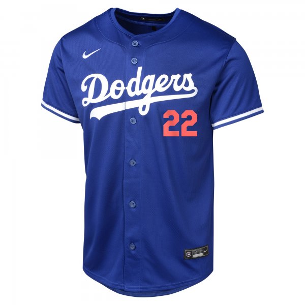 Youth Los Angeles Dodgers Clayton Kershaw Nike Royal Alternate Limited Player Jersey