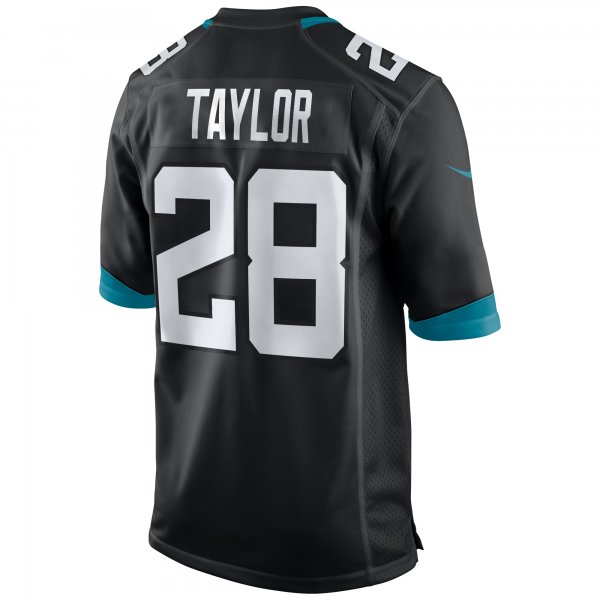 Men's Jacksonville Jaguars Fred Taylor Nike Black Game Retired Player Jersey