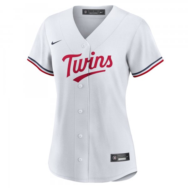 Women's Minnesota Twins Nike White Home Replica Custom Jersey