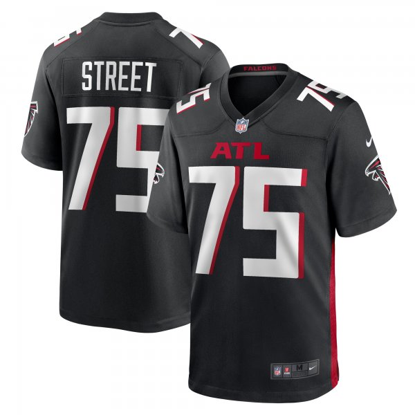 Men's Atlanta Falcons Kentavius Street Nike  Black  Game Jersey