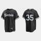 Men's Chicago White Sox #35 Frank Thomas Black 2021 MLB City Connect Cool Base Jersey