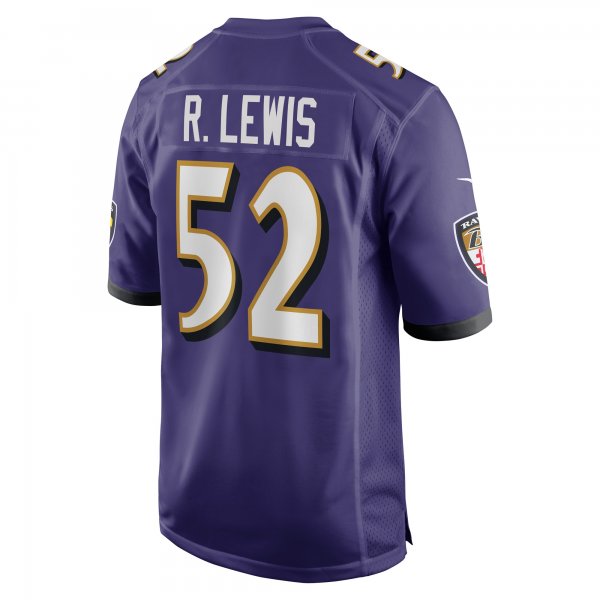 Men's Baltimore Ravens Ray Lewis Nike Purple Retired Player Jersey