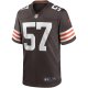 Men's Cleveland Browns Clay Matthews Nike Brown Game Retired Player Jersey