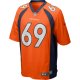 Men's Denver Broncos Mark Schlereth Nike Orange Game Retired Player Jersey