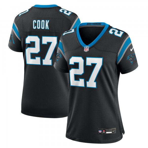 Women's Carolina Panthers Alex Cook Nike  Black  Game Jersey