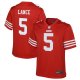 Youth San Francisco 49ers Trey Lance Nike Scarlet Game Jersey