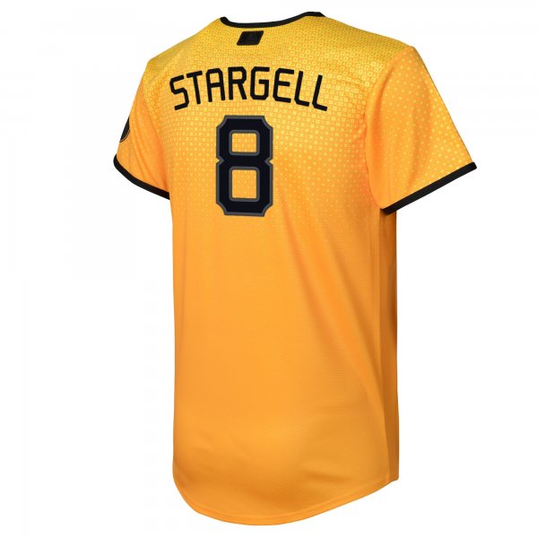 Youth Pittsburgh Pirates Willie Stargell Nike Gold City Connect Replica Player Jersey