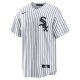 Men's Chicago White Sox Eloy Jimenez Nike White Home Replica Player Name Jersey