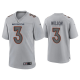 Men's Denver Broncos Russell Wilson Gray Atmosphere Fashion Game Jersey