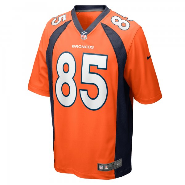 Men's Denver Broncos Lucas Krull Nike  Orange Team Game Jersey