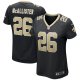 Women's New Orleans Saints Deuce McAllister Nike Black Game Retired Player Jersey