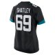 Women's Jacksonville Jaguars Tyler Shatley Nike Black Game Jersey