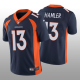 Denver Broncos #11 K.J. Hamler Navy Vapor Limited Men's Jersey