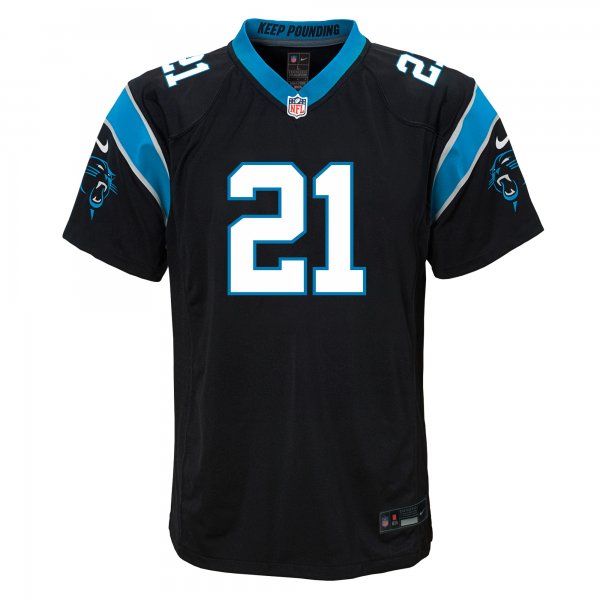 Youth Carolina Panthers Jeremy Chinn Nike Black Game Jersey