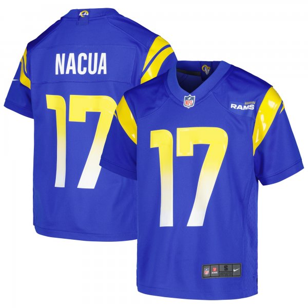 Youth Los Angeles Rams Puka Nacua Nike Royal Game Jersey