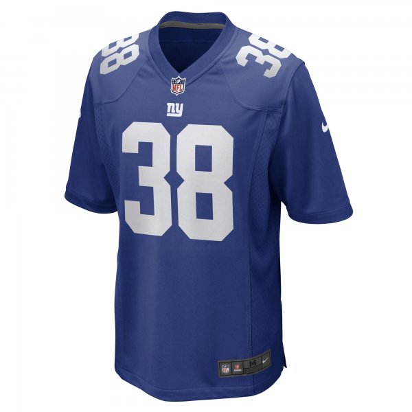 Men's New York Giants Zyon Gilbert Nike Royal Game Player Jersey