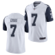 Men's Nike Dallas Cowboys Trevon Diggs #7 White White Color Rush Limited 2020 NFL Draft JERSEY