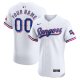 Men's Texas Rangers Nike White Home Elite Custom Jersey