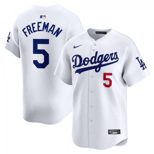 Youth Los Angeles Dodgers Freddie Freeman Nike White Home Limited Player Jersey