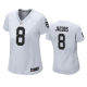 Women's Nike NFL Las Vegas Raiders Josh Jacobs #8 White Limited Jersey