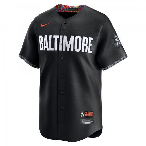 Men's Baltimore Orioles Cedric Mullins Nike Black City Connect Limited Player Jersey