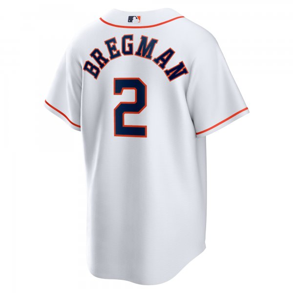 Men's Houston Astros Alex Bregman Nike White Home Replica Player Name Jersey