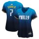 Women's Philadelphia Phillies #7 Trea Turner Nike Blue 2024 City Connect Limited Player Jersey