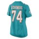 Women's Miami Dolphins Liam Eichenberg Nike Aqua Game Jersey