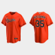 Men's Baltimore Orioles #35 Adley Rutschman Cool Base Alternate MLB Jersey - Orange