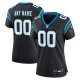 Women's Carolina Panthers Nike Black Custom Game Jersey