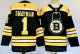 Men's #1 Jeremy Swayman Boston Bruins Yellow And Black City Edition Jersey