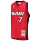 Youth Miami Heat Dwyane Wade Mitchell & Ness Red 2005/06 Hardwood Classics Swingman Jersey