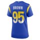 Women's Los Angeles Rams Bobby Brown III Nike  Royal Team Game Jersey