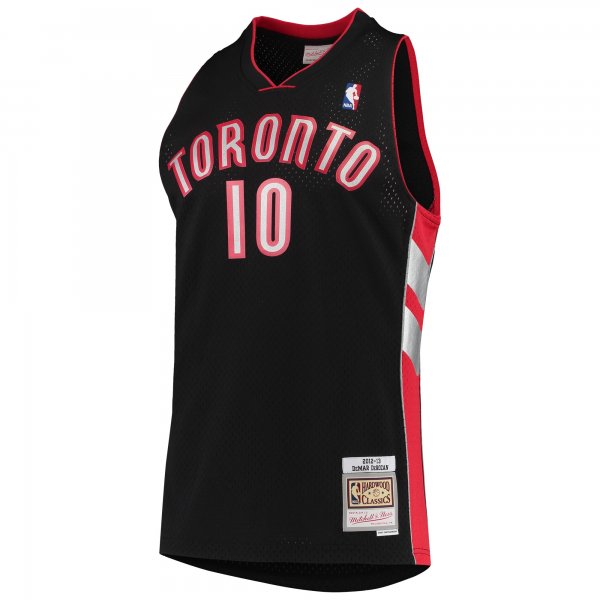 Men's Toronto Raptors DeMar DeRozan Mitchell & Ness Black 2001/02 Hardwood Classics Swingman Jersey