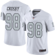 Men's Nike NFL Las Vegas Raiders #98 Maxx Crosby Limited White Rush Vapor Untouchable Jersey