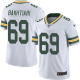 Nike Green Bay Packers #69 David Bakhtiari White Men's Stitched NFL Limited Rush Jersey