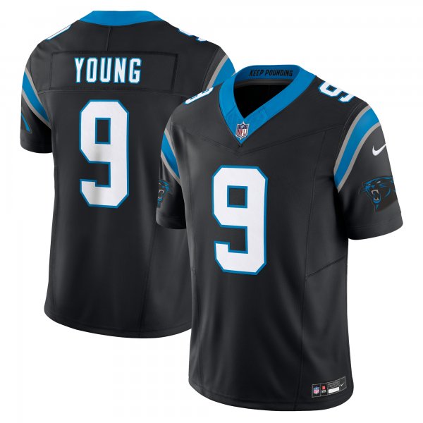 Men's Carolina Panthers Bryce Young Nike Black Vapor F.U.S.E. Limited Jersey