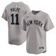 Men's New York Yankees #11 Anthony Volpe Nike Gray Away Limited Player Jersey