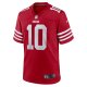 Men's San Francisco 49ers Ronnie Bell Nike Scarlet Team Game Jersey