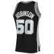 Men's San Antonio Spurs David Robinson Mitchell & Ness Black 1998/99 Hardwood Classics NBA 75th Anniversary Diamond Swingman Jersey