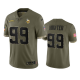 Minnesota Vikings Danielle Hunter Olive 2022 Salute To Service Limited Jersey #99