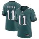 Men's Philadelphia Eagles A.J. Brown Nike Midnight Green Team Game Jersey