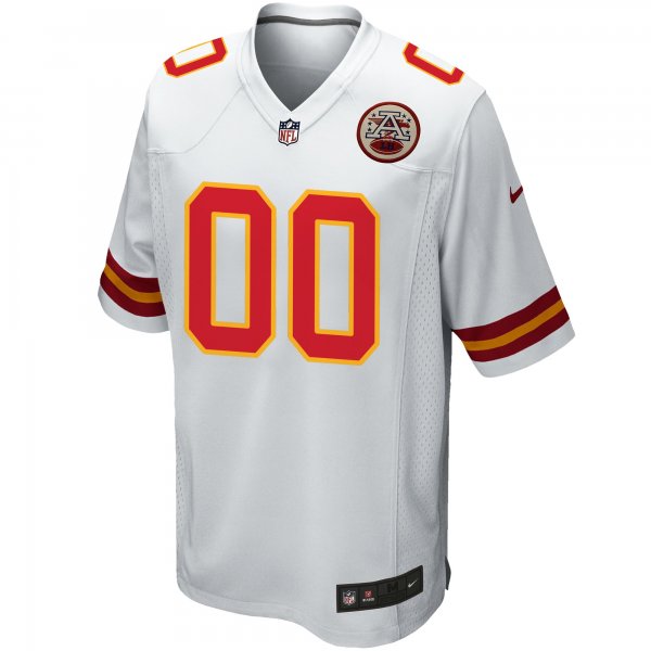 Men's Kansas City Chiefs Nike White Custom Game Jersey