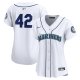 Women's Seattle Mariners  Nike White 2024 Jackie Robinson Day Home Limited Jersey