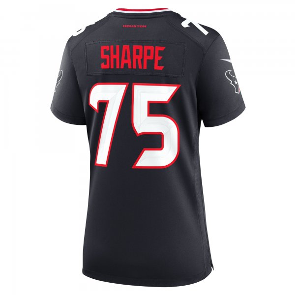 Women's Houston Texans David Sharpe Nike  Navy Team Game Jersey