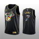 Men's Miami Heat #7 Kyle Lowry 2021/22 Black Golden Edition 75th Anniversary Diamond Logo Stitched NBA Jersey