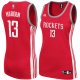 Women's Houston Rockets James Harden adidas Red Replica Jersey